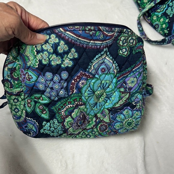 Vera Bradley Blue and Green Paisley 6 piece  Tote Set - Picture 16 of 16